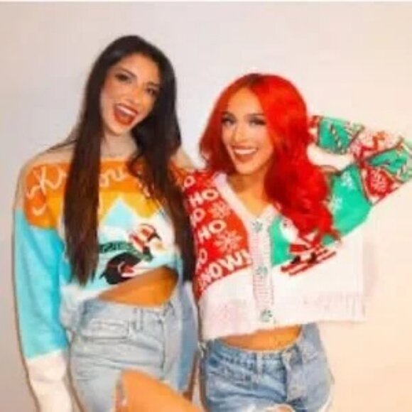 MAJOR LABEL GROUP women's size large L Ski you Later Christmas penguin sweater - Picture 14 of 14